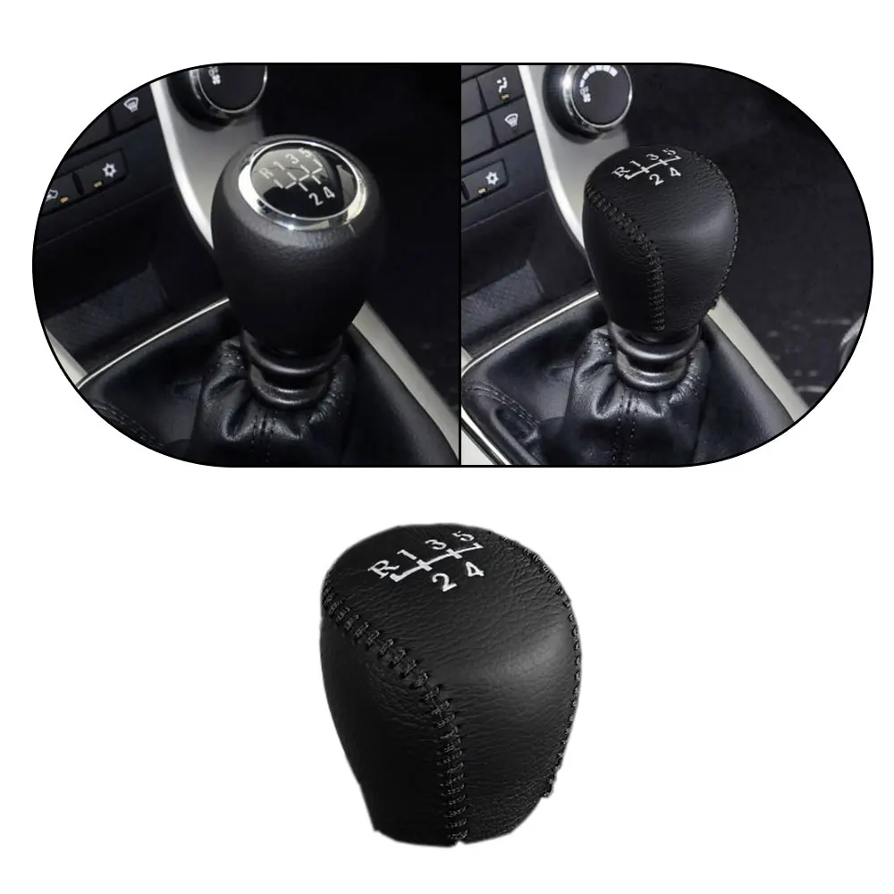 For Chevrolet Cruze 2009-2014 Epica 2005-2012 Trax 2018 1pc PU Leather Hand Brake Shift Knob Cover Car Gear Shift Collars