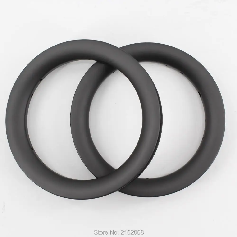 1pair New 12 inch 25mm Slide car scooter push bike matte UD full carbon fibre bicycle wheels clincher rims 12er new