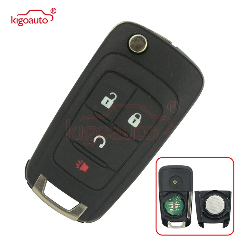 

Kigoauto Remote Flip Key 4 Button 315Mhz KR55WK50073 for 2014 Chevrolet Impala