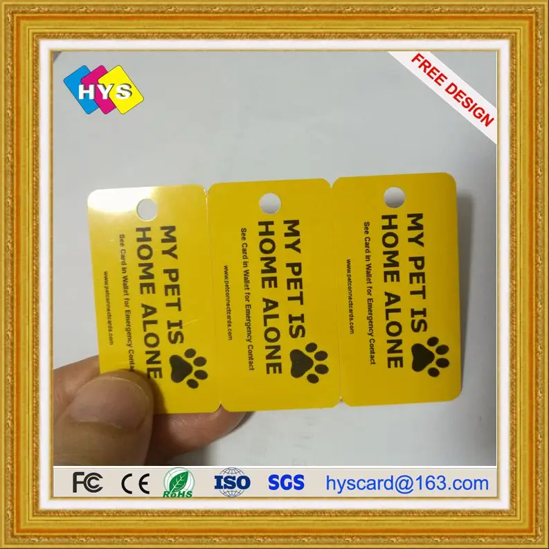 Plastic Key Tag Cards 3-in-1 Small Keycard Combo PVC Card Supply