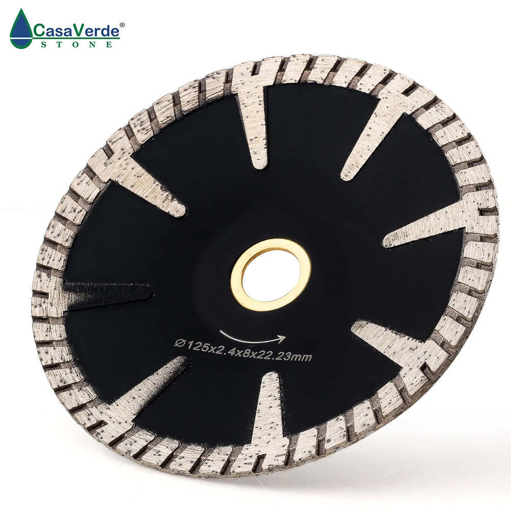 DC-SCB02 125mm circular diamond concave cutting blade 5 inch for granite and marble