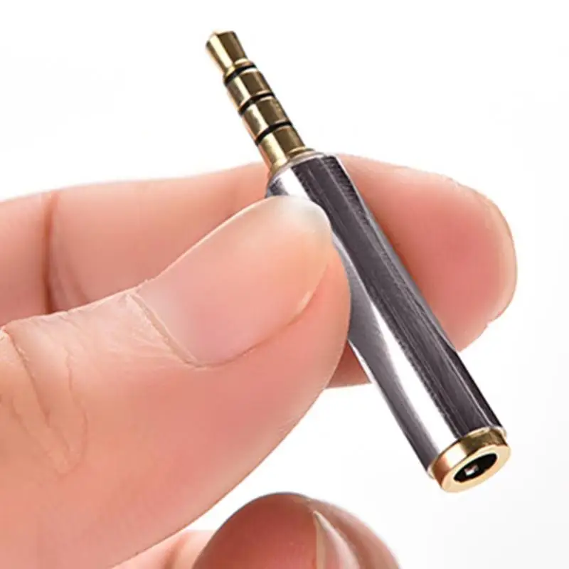 ALLOYSEED-3.5mm 수-암 M/F 스테레오 오디오 플러그 CTIA-OMTP 변환기 케이블 커넥터 어댑터, 헤드폰 스피커 폰용