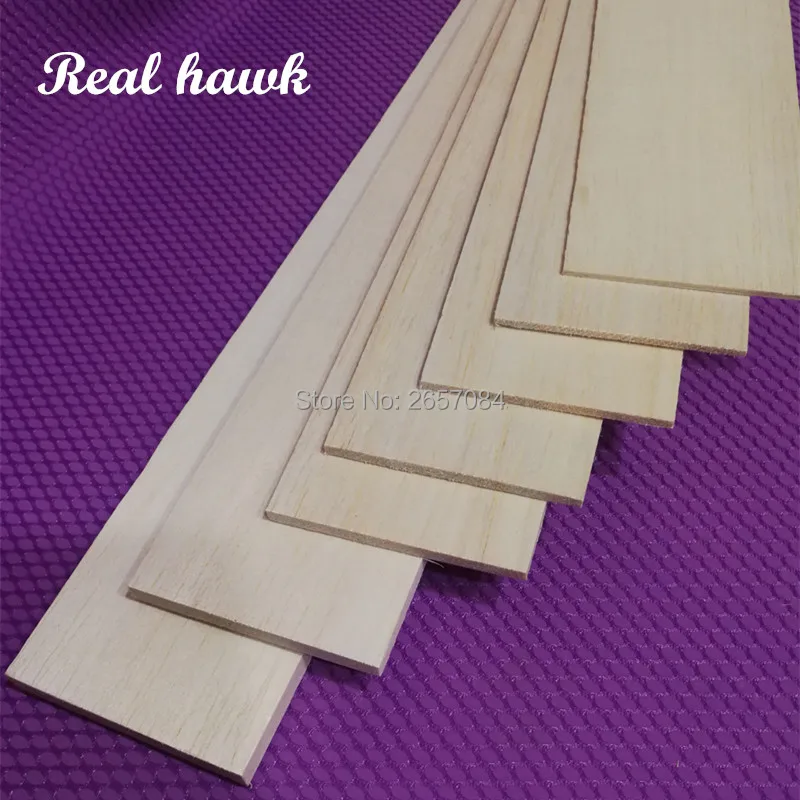 10pcs 500x80x0.75/1/1.5/2/2.5/3/4/5/6/8/10mm EXCELLENT QUALITY Model Balsa wood sheets for DIY airplane boat model material