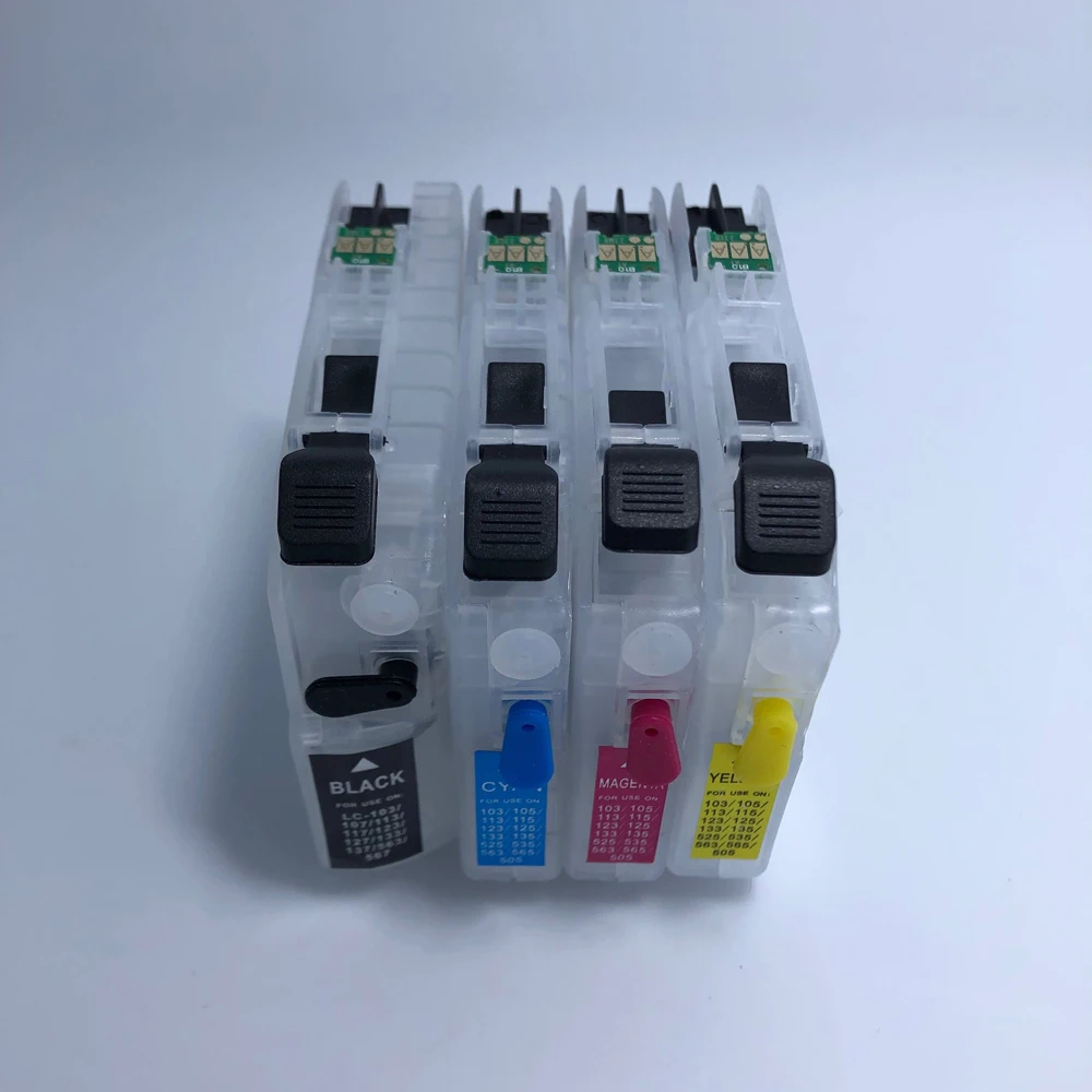 

YOTAT Empty Refillable ink cartridge for Brother LC117 LC115 for brother DCP-J4210N MFC-J4510N printer