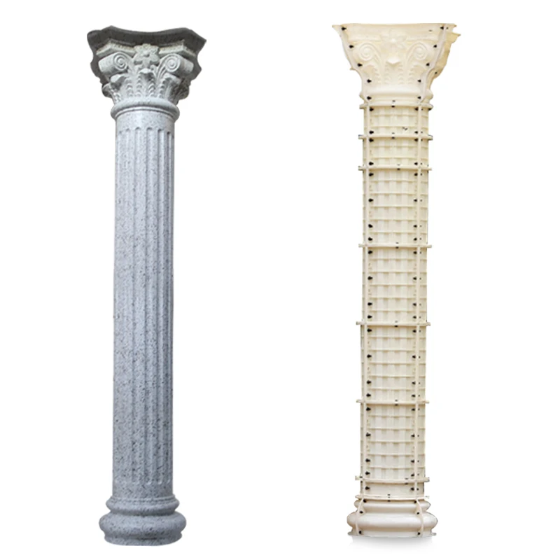 20cm 8 Inches Plastic Concrete mould Roman Column Mold