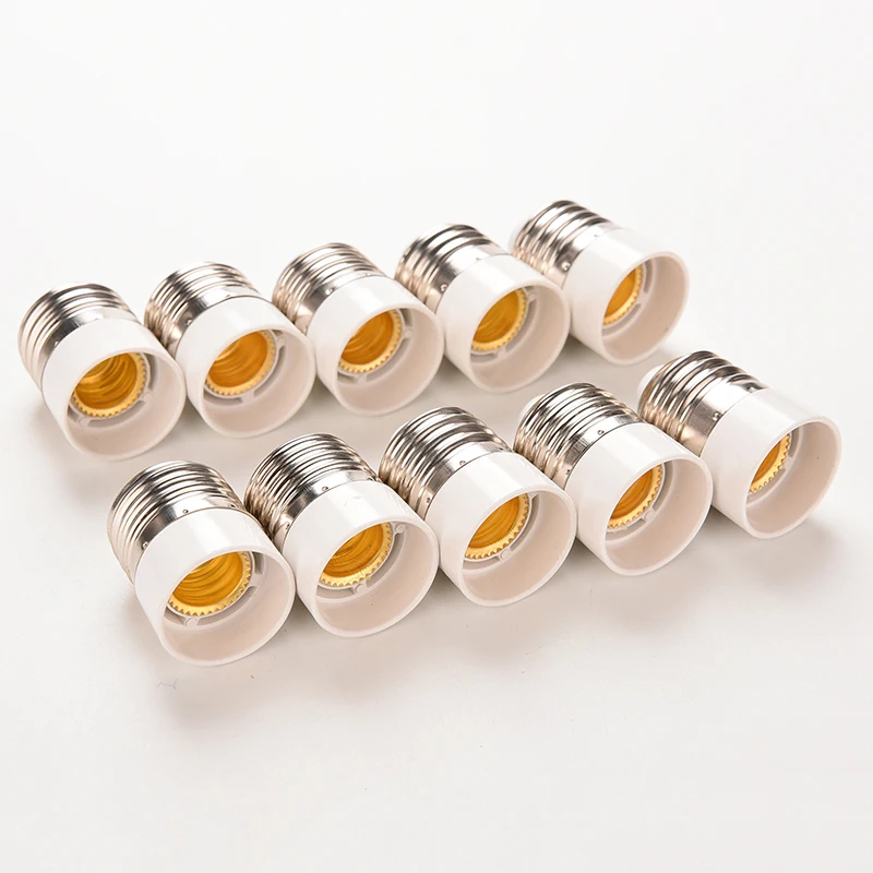 New 5Pcs light Bulb Base type Adapter Fireproof Material E27 to E14 lamp Holder Converter Socket Conversion