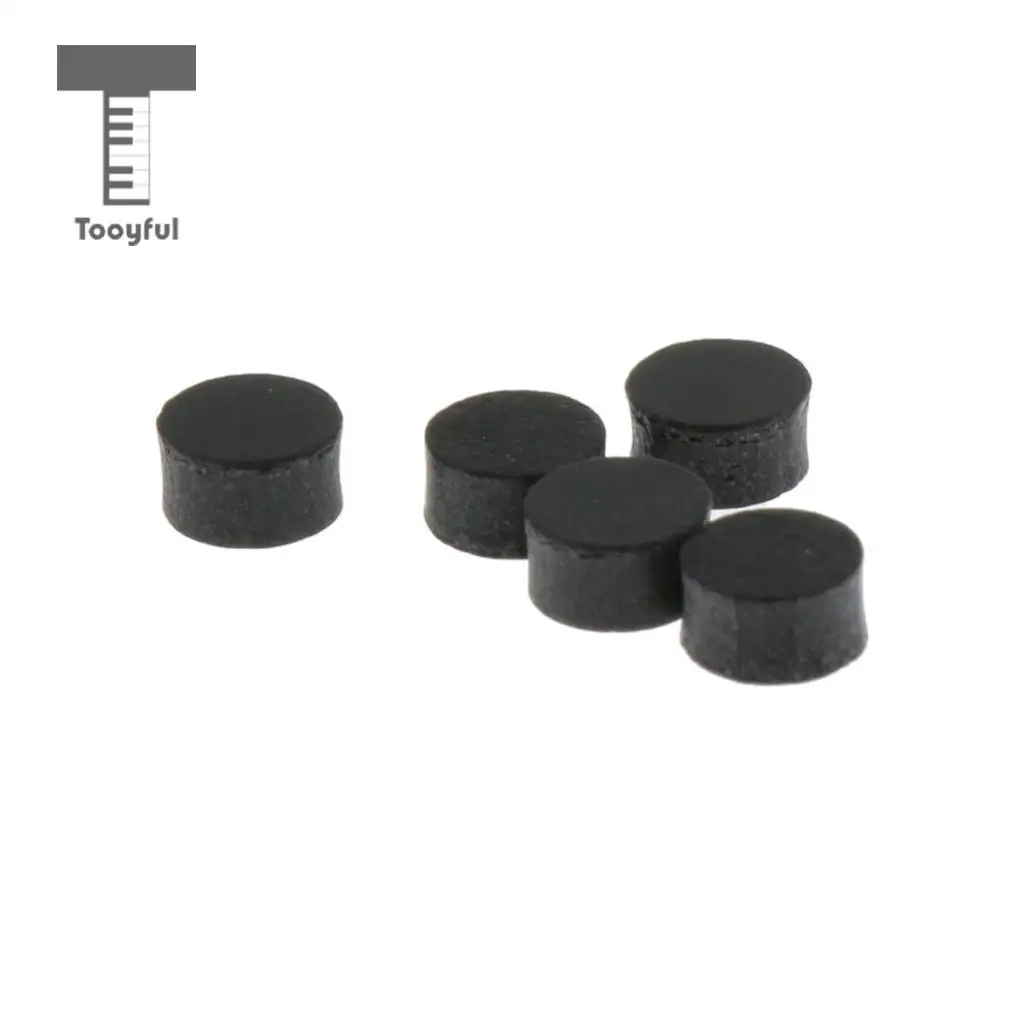 Tooyful Pack of 100 Acrylic Fretboard Fingerboard Dots Inlay Markers Black for Acoustic Guitars Replacement Parts