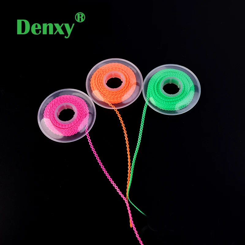 Denxy A+ Quality Orthodontic Chain Elastic Dental Ultra Power Chain Elastolink Power Chain open chain close Orthodontic Bracket