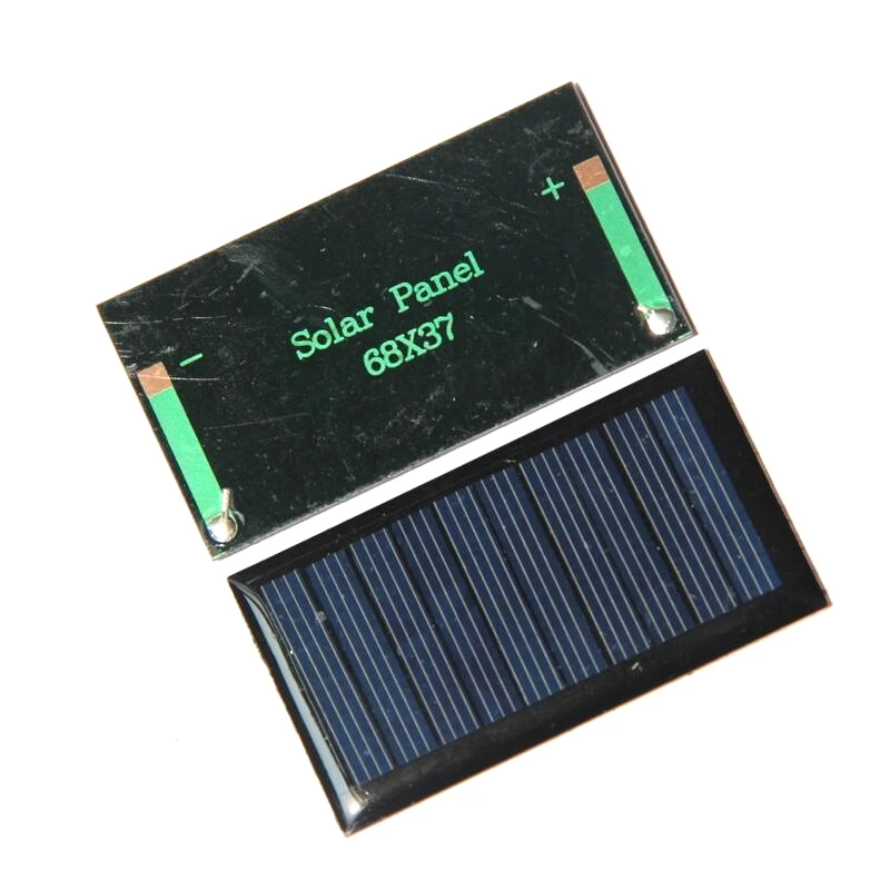 

BUHESHUI 5V 60mA Mini Power Solar Cell DIY Solar Panel Charger For 3.6V Battery Toy Light Study 67X38mm 1000PCS Wholesale