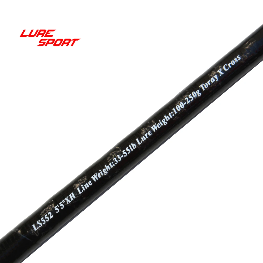 LureSport 1.66m Heavy Boat rod  blank X cross Toray carbon 1.5sections Supper Hard  Tuna Fishing Rod Repair DIY Accessory