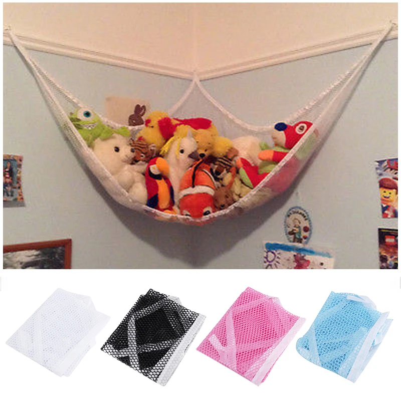 Kids Toy Soft Teddy Storage Hammock Mesh Baby Bedroom Tidy Nursery  Net