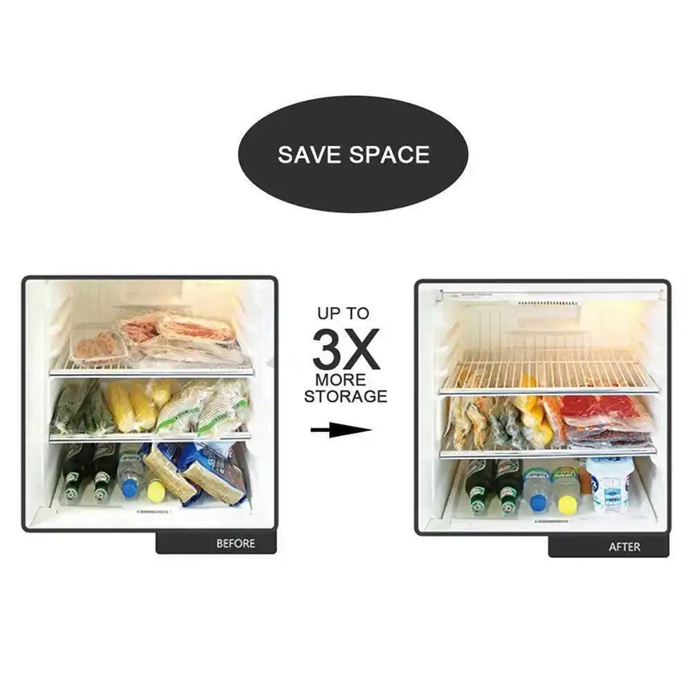 Вакуумный упаковщик пищевых продуктов, ручной насос, многоразовый силиконовый, быстрая упаковка