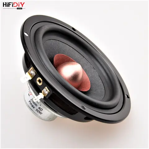 HIFIDIY 라이브 하이파이 DIY 전체 주파수 스피커 유닛, 네오디뮴 마그네틱 하이 알토 베이스 확성기 QF4-116NS, 4.5 인치, 4 8OHM, 50W