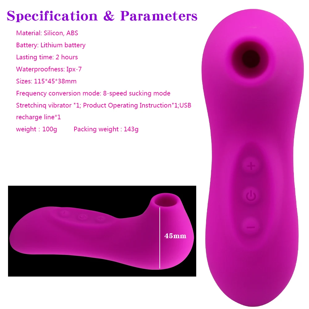 Sucker Vibrator Nipple Sucking G-spot Clitoris Vagina Stimulator Sex Oral Licking Blowjob Tongue Vibrating Sex Toys for Women