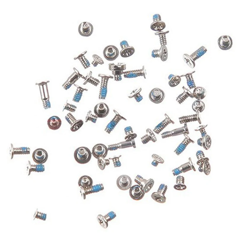 10set/lot Mobile phone maintenance accessories Complete Kit Screw for iPhone 6Splus 7 7plus 8 8plus x