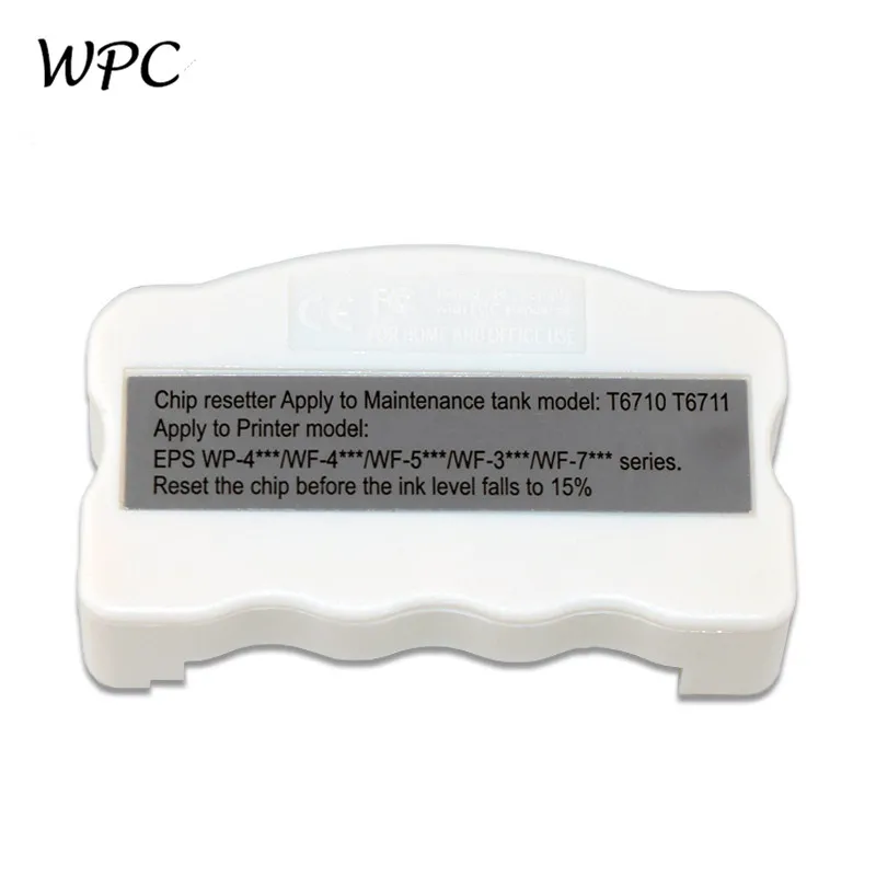 

T6710 Maintenance Ink Tank chip resetter for Epson WP-4515 WP-4020 WP-4520 WP-4530 WP-4533 WP-4590 WF-5111 PX-B750F B700 PX-675F