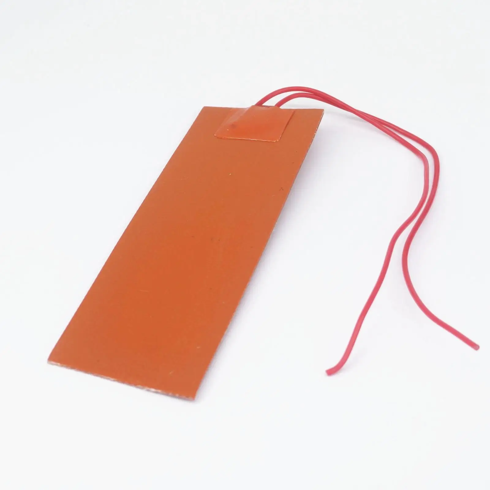 12V DC 50x150mm 20W Rectangle Flexible Waterproof Silicon Heater Pad For Oil Tank