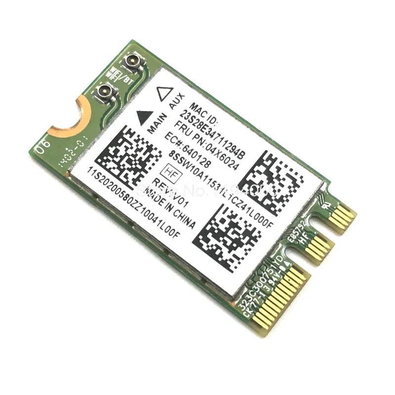 Wifi Bluetooth 4.0 QCNFA335 NGFF Carte Sans Fil Pour G40-30 45 70 B50 V1000 Flex 20 FRU: 04X6024