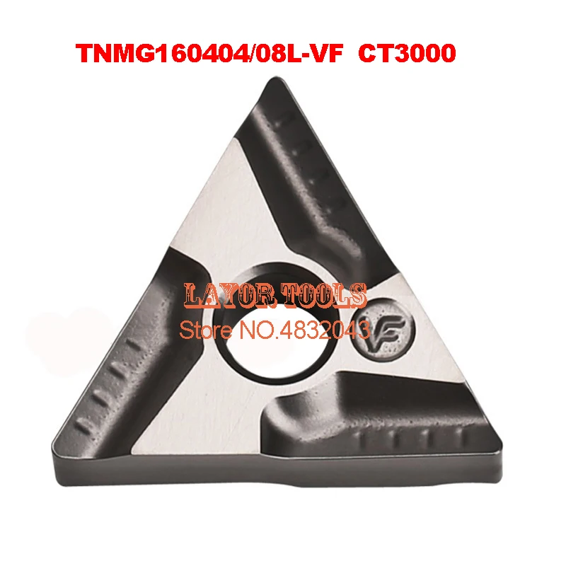 

TNMG160404L-VF CT3000/TNMG160408L-VF CT3000, 10pcs Cnc Lathe Dedicated Blade, Suitable For Outer Circle, Inner Hole Processing