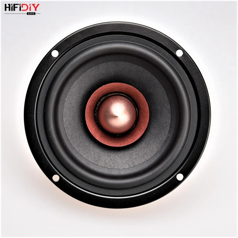 HIFIDIY LIVE Hi-Fi 4.5 INCH DIY Full frequency speaker unit 4 8OHM 50W Neodymium magnetic High Alto bass loudspeaker QF4-116NS