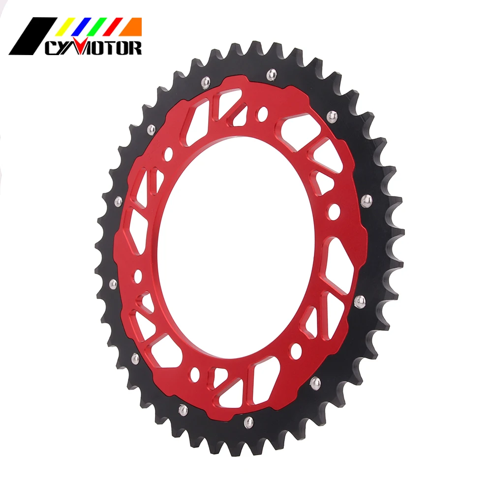 Motorcycle 45 47 48 49 50 51 52 Rear Chain Sprocket For HONDA CR125R CR250R CR500R CRF XR 125 230 250 450 400 600 650 R X L