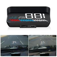 New M7 2 In 1 Car Hud OBD On-board Computer GPS Head-up Display For All Vehicles Speedometer Windshield Projector