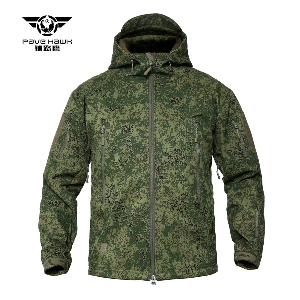 5XL Men Women Winter Warm Camo Jacket Outdoor Fishing Climbing Riding Travel Training Waterproof Fleece Hoody Coat