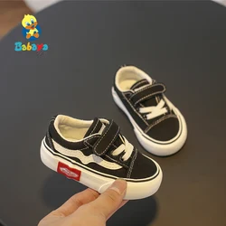 Sapato de Lona Infantil, Sapato de Bebê, 1-3 Velho, Fundo Macio, Pano Catamite, Estudo de Menina, Skate para Caminhada, Sapato Infantil, Sapatilhas Criança