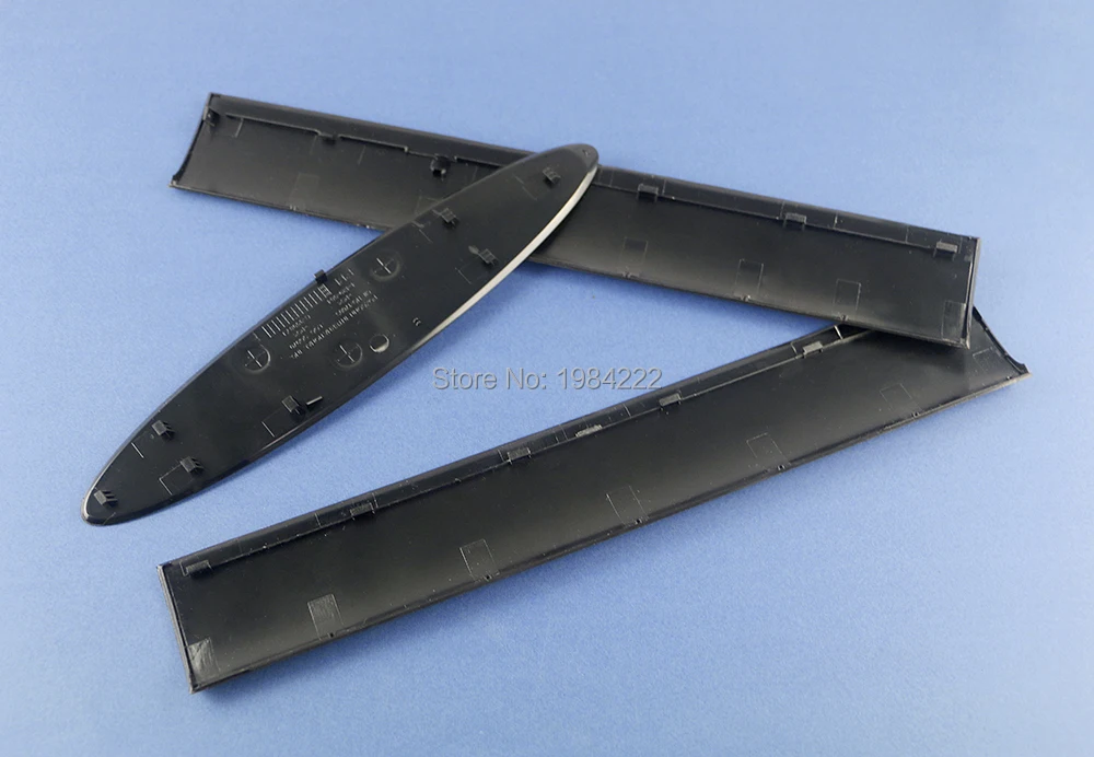 5sets/lot Black Hard Drive HDD Slot Door Cover Case Shell for PS3 4000 Console Front Housing Case Left Right Faceplate Panel