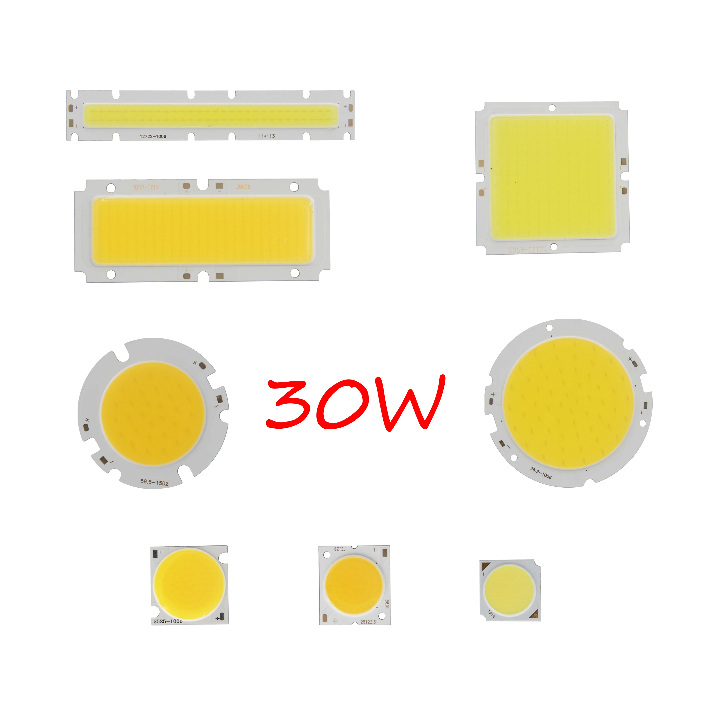 [Allcob] Della Miscela 30W 40V 12V 33V 900mA Ha Condotto La Lampada Pannocchia Luce di Pannello Rotonda Cob 3000K 6000K per Il Fai da Te Auto