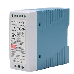 MDR-60 5V 15V 20W 60W Din Rail power supply ac-dc driver voltage regulator power suply 110V 220V Voltage switching power supply