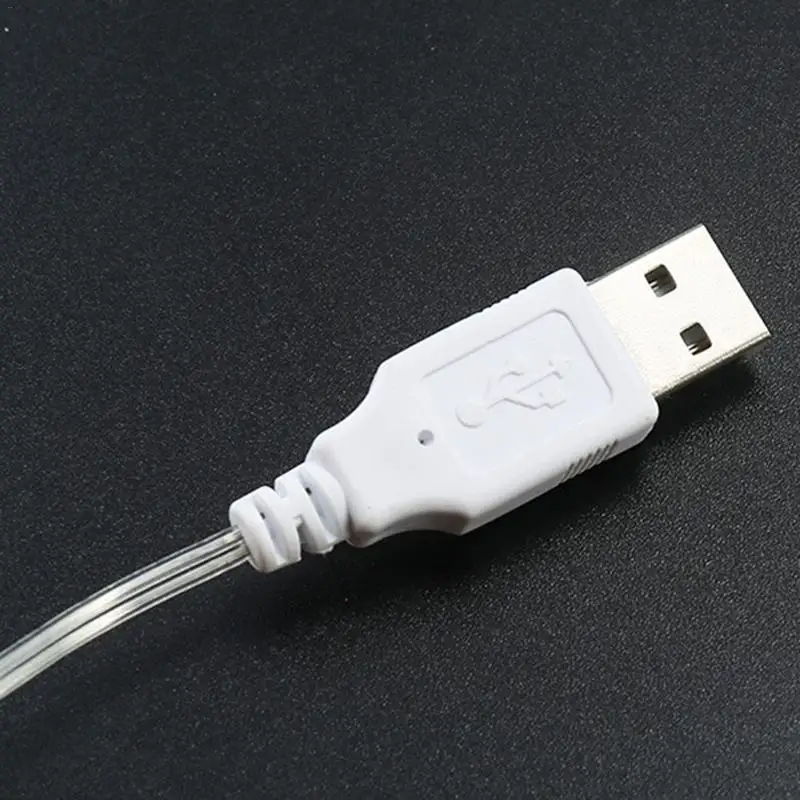 Thuis Partijen Decor LED Multifunctionele Koper String Light Manual USB Connector Snaar Licht Kerst Decoratie