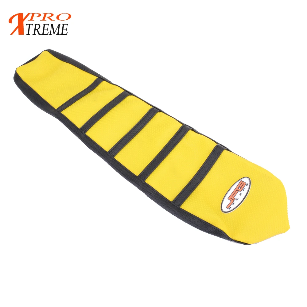 Yellow Rubber Vinyl Motorcycle Gripper Soft Seat Cover For Suzuki RM RM85 2002-2017 03 04 05 06 07 08 09 10 11 12 13 14 15 16