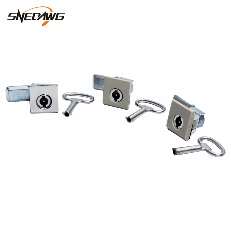 MS813 Cam Lock Zinc Alloy Safety Steel Equipment Cabinet Lock with Handle Industrial Distribution Box Mailbox Cam Lock