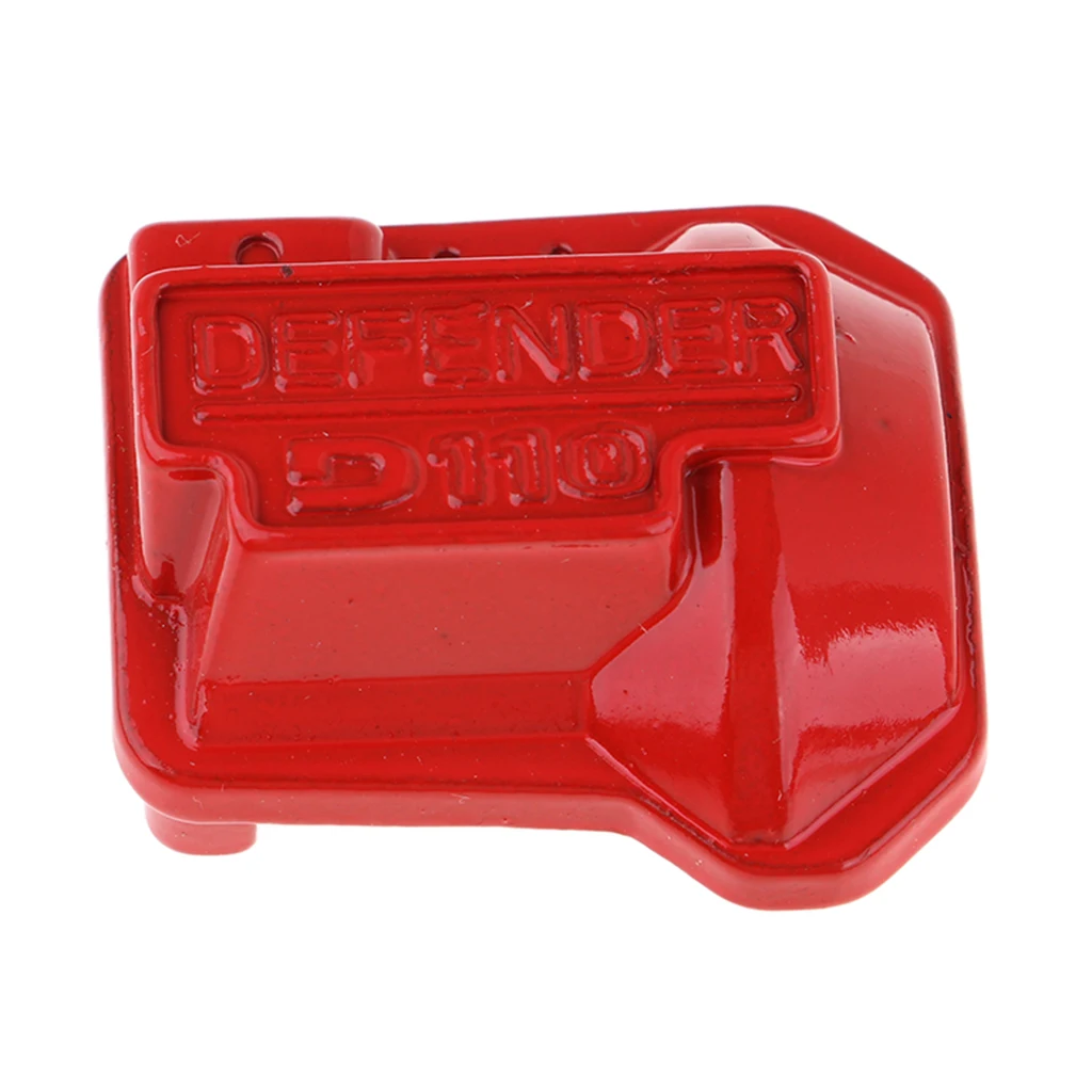 Metal Defender D110 Differential Diff Cover RED for Traxxas TRX4  -4 1/10 RC Crawler Upgrade Parts