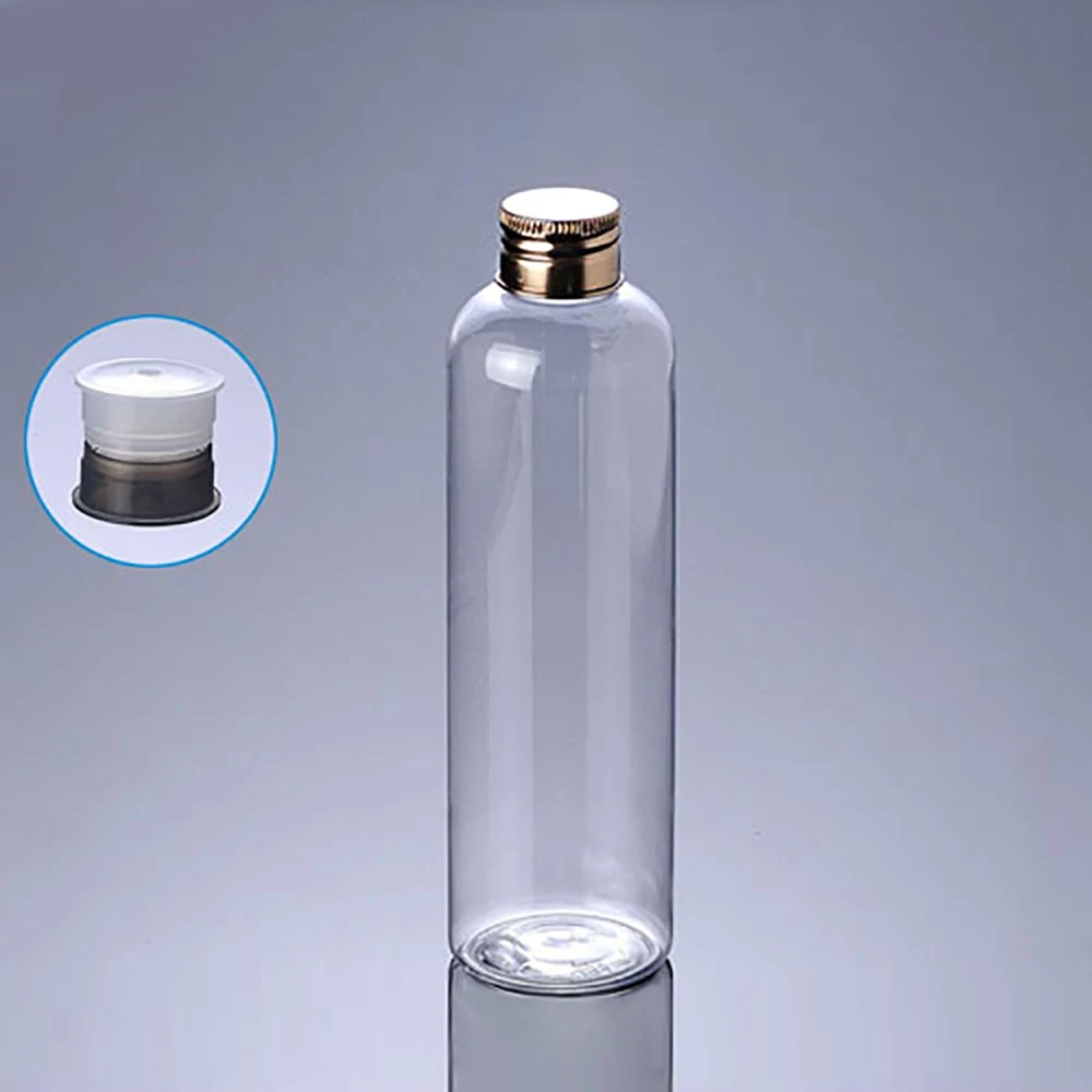 

Refillbale Lotion Bottle 250ml empty essential oils cosmetic packaging shower gel PET bottle