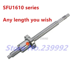 SFU1610 SFU1204 SFU1605 200 250 300 350 400 450 500 550 600  mm C7 ball screw with flange single ball nut standard end machined