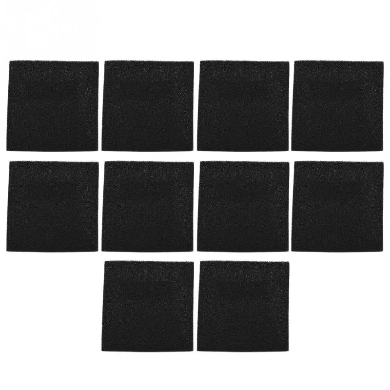 10pcs Activated Carbon Filter High Quality Sponge For 493 Solder Smoke Absorber ESD Fume Extractor 13*13*1cm Black HY1272 Weld