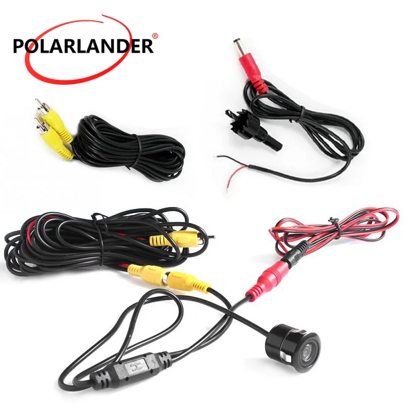 Factory price Rear view camera car reversing probe drilling 22.5MM HD night vision waterproof camera 170 degree wide angle