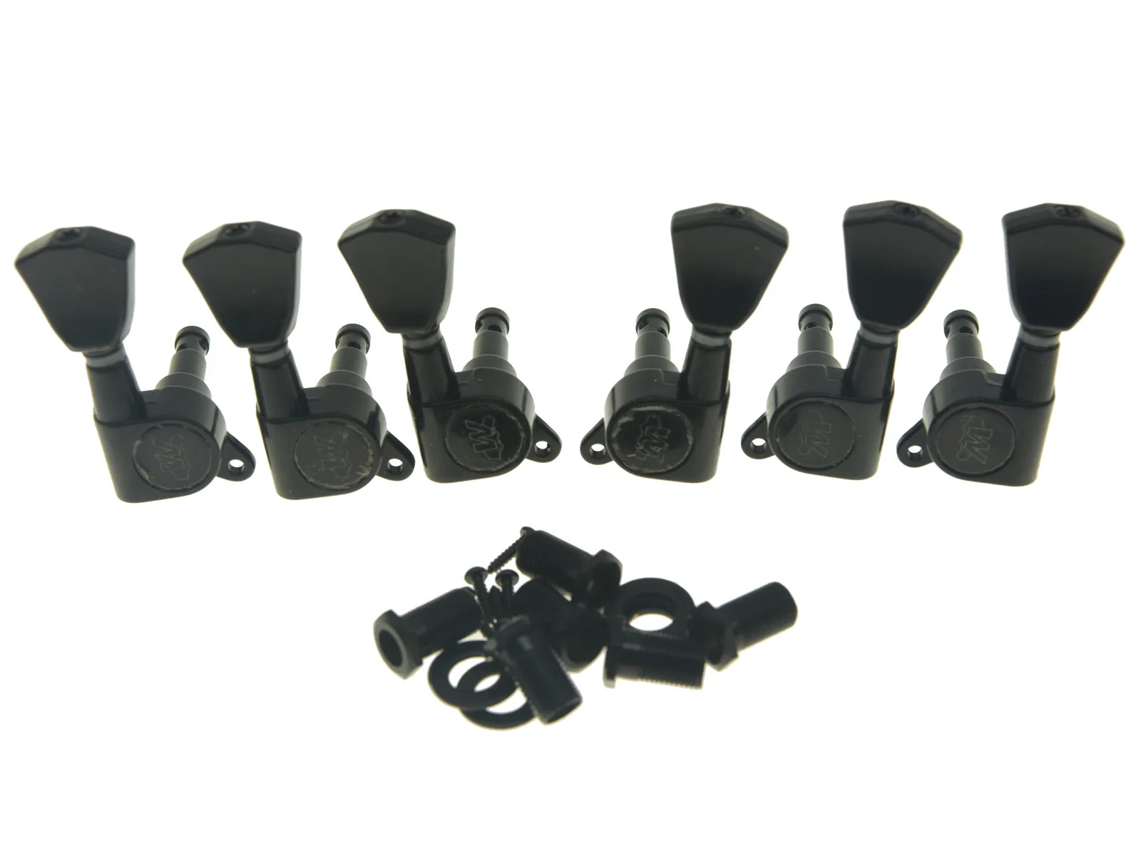Wilkinson 3L3R E-Z-LOK Guitar Tuners EZ Post Guitar Tuning Keys Pegs Machine Heads w/ Tulip Button for Les Paul/Acoustic Guitar