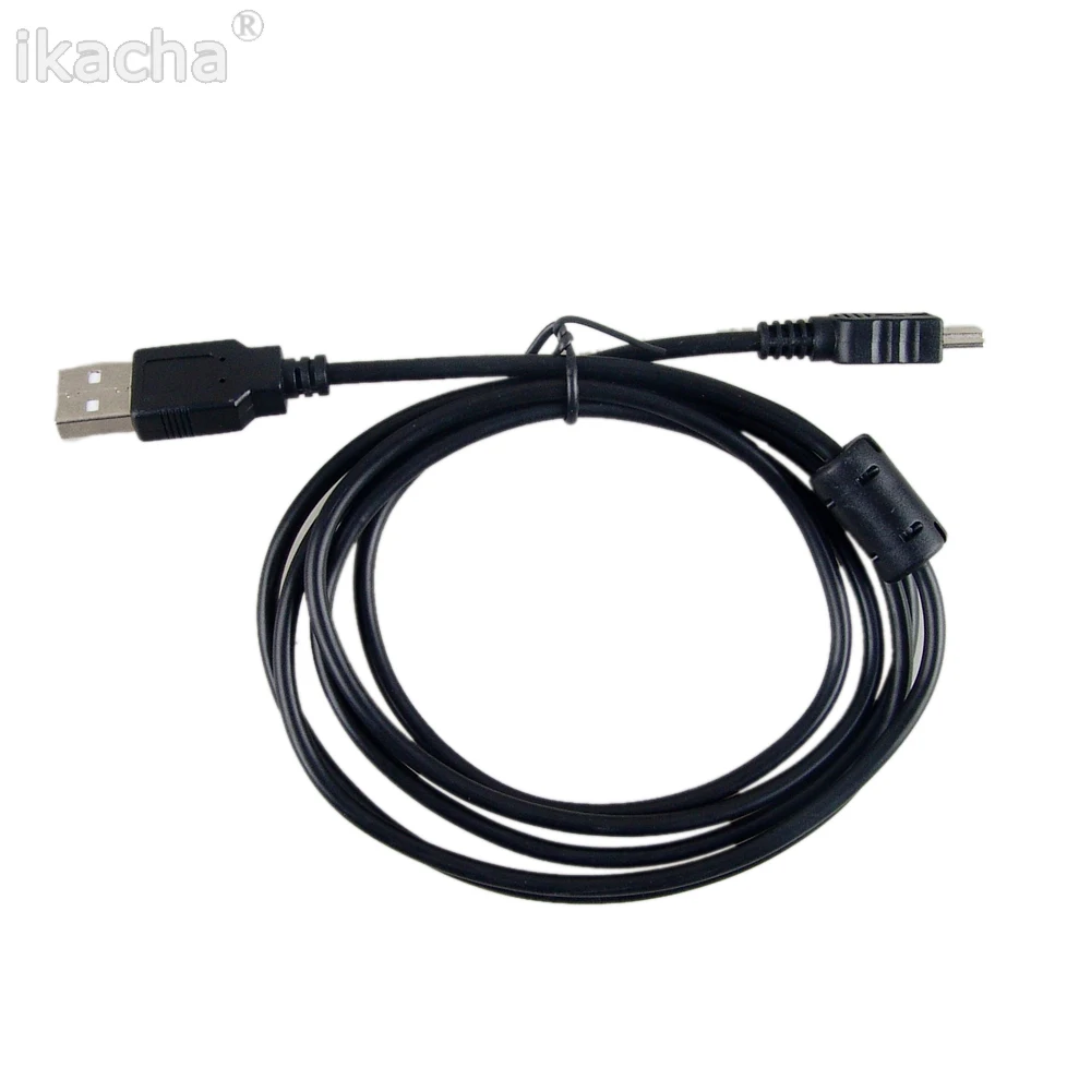 10pcs Mini USB 2.0 Port Charging Data Cable Pictures Video Data Transfer Charger Cord Wire Line for Canon Camera Series 1.5m