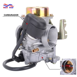 Motorcycle Aluminum CVK32 32mm Carburetor For Keihin Scooter  ATV With GY6 150CC 200CC 250CC Engine Good Quality Replacement