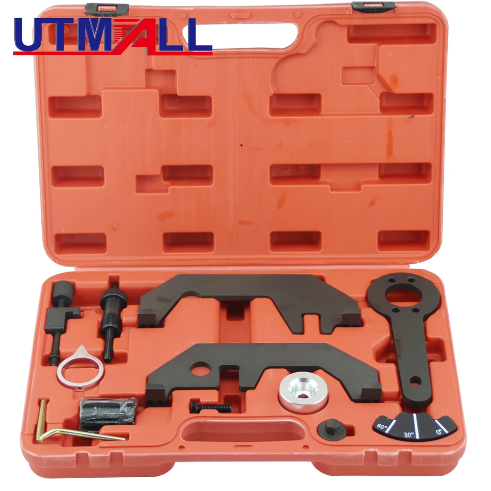 12pc Camshaft Crankshaft Timing Alignment Flywheel Master Tool Set For BMW N62 N73