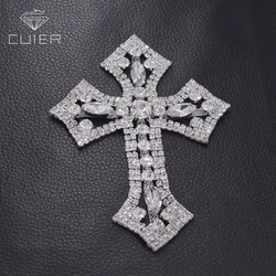 CuiEr-Apliques para coser con diamantes de imitación para mujer, accesorios para manualidades, 10 unids/lote