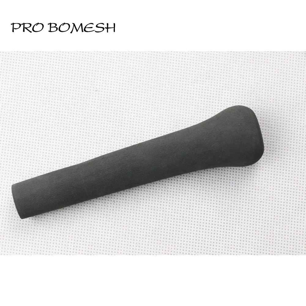 Pro Bomesh 4Pcs/Pack 14cm 6.9g Inner Diam 17mm EVA Rear Grip Split Grip Black DIY Fishing Rod Building Component Repair