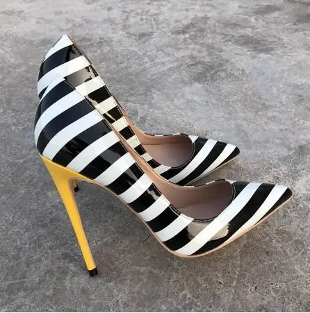 

Fashion Rome Style Zebra Print Leather Woman Shoes Thin Heels Stiletto Sexy Pointed Toe Slip on Pumps Gladiator Shoes Real Photo
