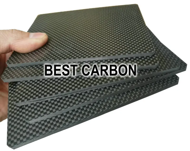 FREE SHIPPING 101mm x 125mm x 3mm thickness 100% Carbon Fiber Plate , carbon fiber sheet ,  carbon  fiber panel