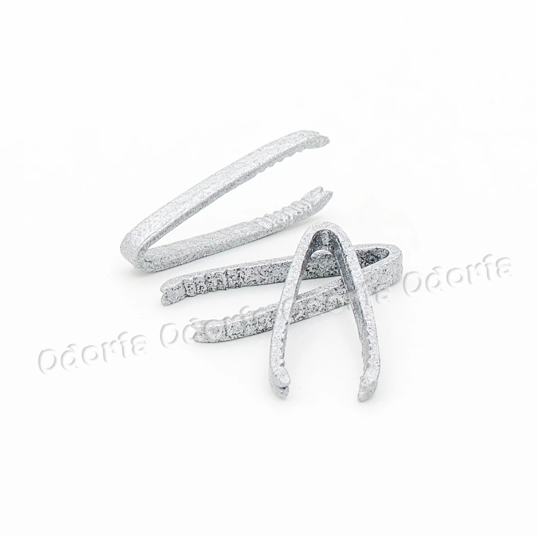 Odoria 1:12 Miniature 3pcs Metal Locking Food Tongs Silver Cooking Utility Utensil Dollhouse Kitchen Accessories