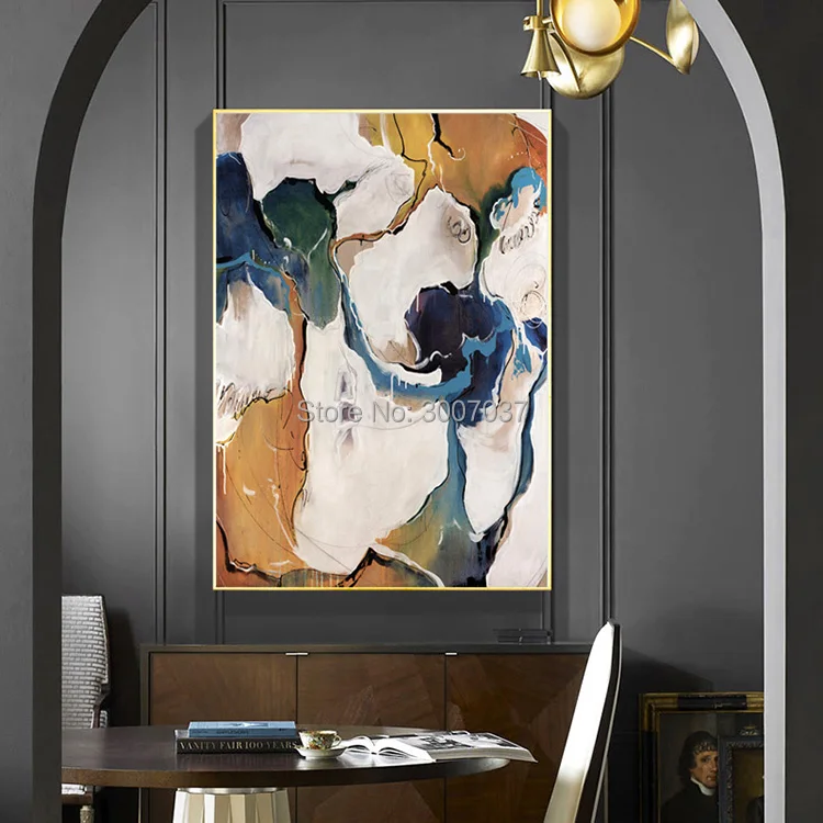 New Arrivals Hand-painted Wall Art Abstract Oil Painting on Canvas Design Art colorful Oil Painting for home decor