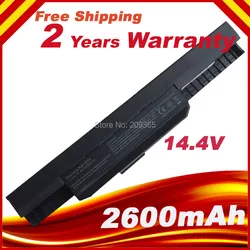 SeagullStar 2600mAh  Laptop Battery  for ASUS x54c  A41-k53  37wh
